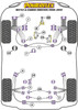 Powerflex vehicle diagram - Powerflex Front Strut Top Mount Bush Washer PFF85-431W - Fits Volkswagen Beetle Models Beetle A4 inc Cabrio (1998-2011) Beetle RSi 4Motion (2000 - 2003)