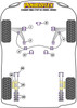 Powerflex vehicle diagram - Powerflex Rear Bump Stop PFR85-316 - Fits Volkswagen Caddy Models Caddy Mk1 Typ 14 (1985-1996)