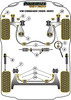 Powerflex vehicle diagram - Powerflex Front Strut Top Mount PFF85-239BLK - Fits Volkswagen Corrado (1989-1995) Corrado 53L (1989 - 1995)