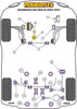 Powerflex vehicle diagram - Powerflex Rear Lower Spring Mount Inner PFR85-510 - Fits Volkswagen Golf Golf MK6 inc R 5K (2009-2012)