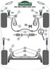 Powerflex vehicle diagram - Powerflex Front Cross Member Mounting Bush PFF85-250H - Fits Volkswagen Golf Golf MK4 (1997 - 2004) Golf MK4 Cabrio (1997-2004)
