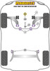 Powerflex vehicle diagram - Powerflex Lower Engine Mount Insert (Large) Diesel PFF85-830R - Fits Volkswagen Golf Golf MK7 5G (2012 - 2021) Golf MK7 5G 2WD up to 122PS Rear Beam (2012-2021)