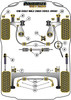 Powerflex vehicle diagram - Powerflex Front Anti Roll Bar Mount 18mm PFF85-205BLK - Fits Volkswagen Golf Golf Mk3 (1992 - 1998) Golf MK3 2WD (1992 - 1998)