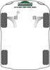 Powerflex vehicle diagram - Powerflex Front Strut Top Mount Bush -10mm PFF85-431H - Fits Volkswagen Jetta Models Jetta MK4 A4 (1999-2005) Jetta MK4 A4 2WD (1999-2005)
