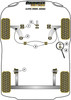 Powerflex vehicle diagram - Powerflex Front Anti Roll Bar Bush 22mm PFF85-403-22BLK - Fits Volkswagen Lupo (1999 - 2006)