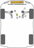 Powerflex vehicle diagram - Powerflex Lower Torque Mount Small Bush PFF3-1324 - Fits Volkswagen Jetta Models Jetta MK7 A7 (2018-ON) Jetta MK7 A7 Rear Beam (2018-ON)