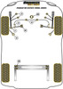 Powerflex vehicle diagram - Powerflex Front Lower Arm Inner Bush PFF3-211BLK - Fits Volkswagen Passat Models Passat B5 (1996 - 2005) Estate (1996-2005)