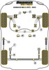 Powerflex vehicle diagram - Powerflex Steering Rack Mount PFF85-229BLK - Fits Volkswagen Scirocco Models Scirocco MK1/2 (1973 - 1992)