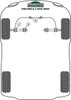 Powerflex vehicle diagram - Powerflex Front Wishbone Inner Bush PFF85-103H - Fits Volkswagen Polo Polo / Derby MK1/2 (1975 - 1994)