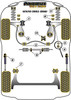 Powerflex vehicle diagram - Powerflex Rear Beam Mounting Bush PFR85-206BLK - Fits Volkswagen Vento Models Vento A3 (1992 - 1998)