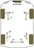 Powerflex vehicle diagram - Powerflex Rear Trailing Arm To Chassis Bush PFR88-210BLK - Fits Volvo 260 (1975 - 1985)