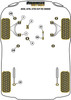 Powerflex vehicle diagram - Powerflex Rear Lower Shock Bush PFR88-901BLK - Fits Volvo 850, S70, V70 (1991- 2000)