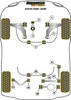 Powerflex vehicle diagram - Powerflex Rear Lower Spring Mount Inner PFR85-510BLK - Fits Volkswagen Vento Models Vento A5 (2005 - 2010)