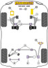 Powerflex vehicle diagram - Powerflex Rear Lower Track Control Arm Inner Bush PFR19-808 - Fits Volvo V40 (2012 - 2019)