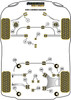 BMW E60, E61 (2003-2010) E60 Saloon Powerflex suspension diagram
