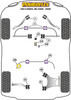 BMW E60, E61 (2003-2010) E60/E61 M5 (2005-2010) Powerflex suspension diagram