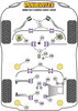 BMW E60, E61 (2003-2010) E61 Touring Powerflex suspension diagram