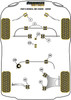 BMW E60, E61 (2003-2010) E60/E61 M5 (2005-2010) Powerflex suspension diagram