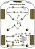 BMW E39 (1996 - 2004) E39 535 to 540 Powerflex suspension diagram