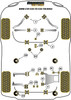 BMW E39 (1996 - 2004) E39 520 to 530 Touring Powerflex suspension diagram