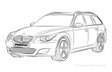 E61 5 Series, Touring