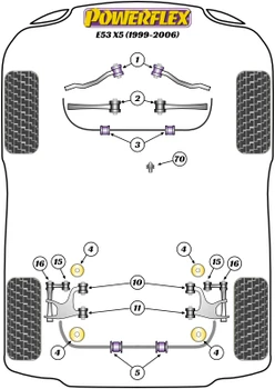 BMW X Series X5 Series X5 E53 (1999-2006) Powerflex diagram - Reference 3