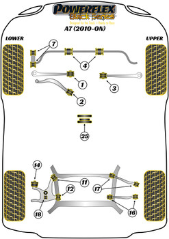 Audi A7 / S7 / RS7 A7 / S7 / RS7 4G8 (2012 - 2018) A7 (2010 - 2017) Powerflex diagram - Reference 7
