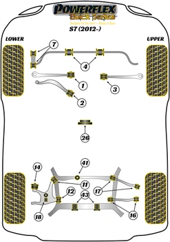 Audi A7 / S7 / RS7 A7 / S7 / RS7 4G8 (2012 - 2018) S7 (2012 - 2017) Powerflex diagram - Reference 11