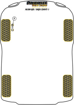 Audi Q5 / SQ5 Q5 / SQ5 (2017 - ON) Powerflex diagram - Reference 7