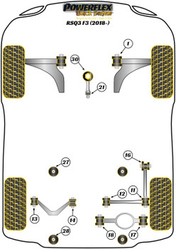Audi Q3 / RSQ3 Q3/RSQ3 F3 (2018 on) RSQ3 F3 Powerflex diagram - Reference 30