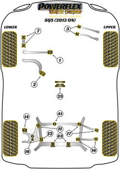Audi Q5 / SQ5 Q5 / SQ5 (2008-2017) SQ5 (2013 - 2017) Powerflex diagram - Reference 11