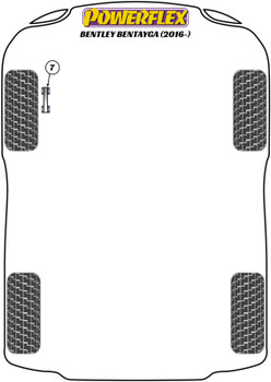 Bentley  Bentayga (2016 - ON) Powerflex diagram - Reference 7