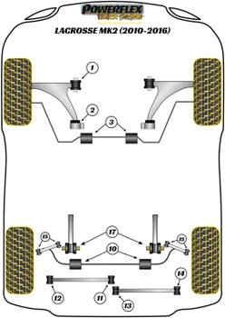 Buick LaCrosse MK2 (2010 - 2016) Powerflex diagram - Reference 14