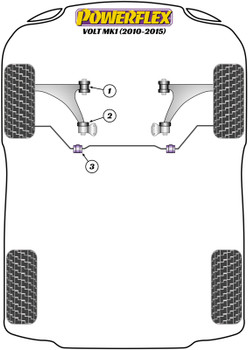 Chevrolet Volt MK1 (2010 - 2015) Powerflex diagram - Reference 2