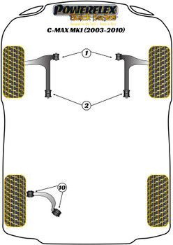 Ford C-Max Models C-Max MK1 (2003-2010) Powerflex diagram - Reference 10