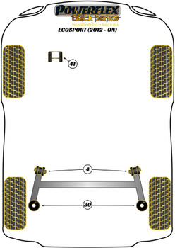 Ford EcoSport (2012 - ON) Powerflex diagram - Reference 4