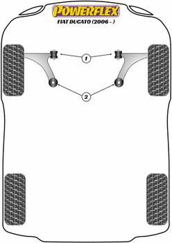 Fiat Ducato (2006 - ON) Powerflex diagram - Reference 1