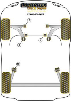 Fiat Stilo (2001 - 2010) Powerflex diagram - Reference 3