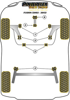 Ford Fusion (2002-2012) Powerflex diagram - Reference 3