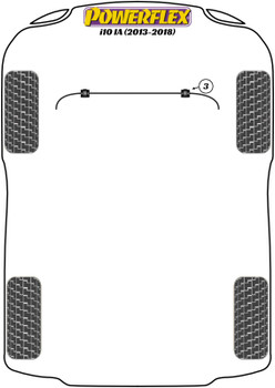Hyundai i10 Models i10 IA (2013 - 2018) Powerflex diagram