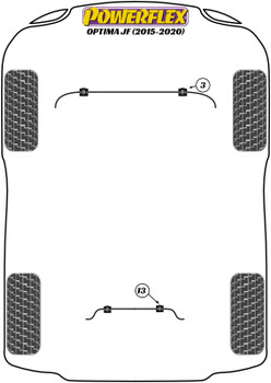 Kia Optima JF (2015 - 2020) Powerflex diagram - Reference 3