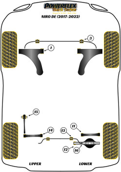 Kia Niro DE (2017 - 2022) Powerflex diagram - Reference 3