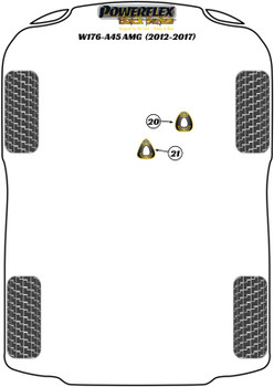 Mercedes-Benz A Class W176 inc. A45 AMG (2012-2017) Powerflex diagram - Reference 20