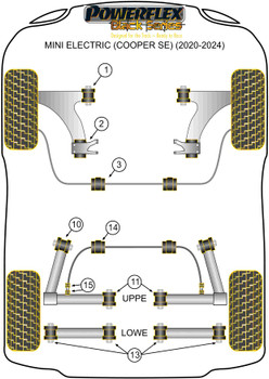 Mini Electric (Cooper SE) (2020-2024) Powerflex diagram - Reference 3