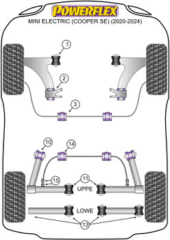 Mini Electric (Cooper SE) (2020-2024) Powerflex diagram - Reference 1