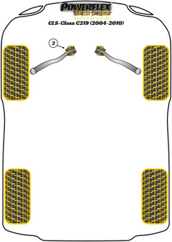 Mercedes-Benz CLS-Class C219 (2004-2010) Powerflex diagram - Reference 2