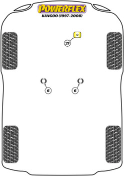 Renault Kangoo Models Kangoo (1997-2008) Powerflex diagram