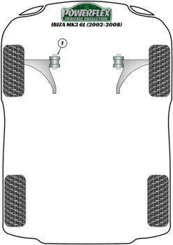 Seat Ibiza Models Ibiza MK3 6L (2002-2008) Powerflex diagram - Reference 1