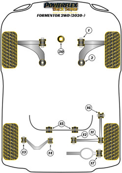 Seat Cupra Formentor (2020 on) Formentor 2WD (2020 on) Powerflex diagram - Reference 13