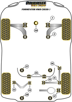 Seat Cupra Formentor (2020 on) Formentor 4WD (2020 on) Powerflex diagram - Reference 11